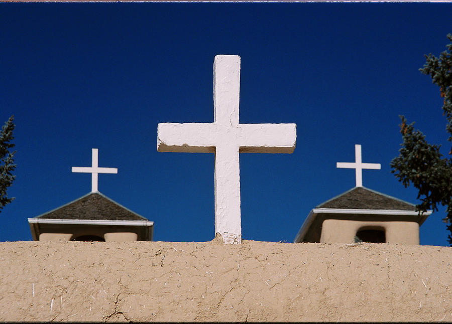 Crosses Of San Francisco De Asis Photograph by Ron Weathers