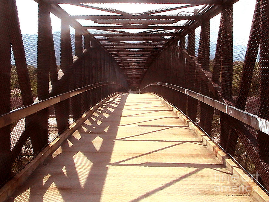 Bridge Photograph - Crossing Over by Cristophers Dream Artistry