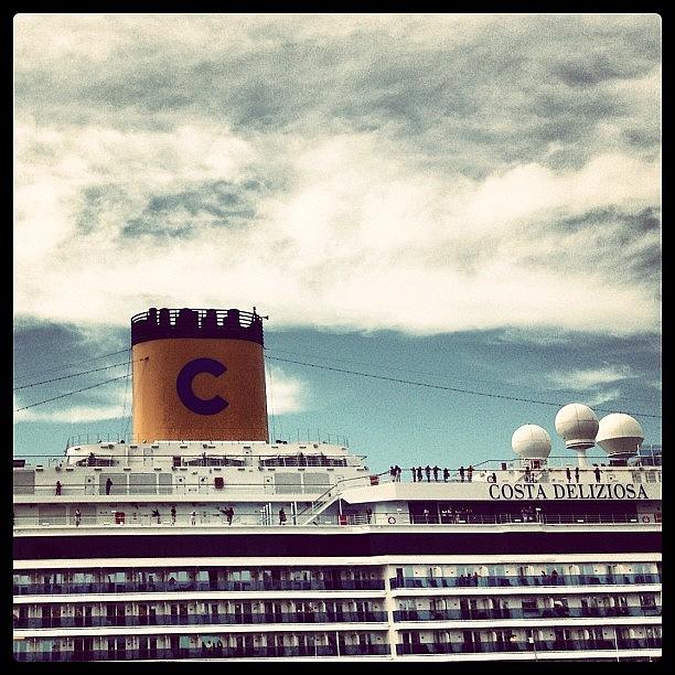 Costa Photograph - Crucero Costa Deliziosa #puerto #port by Hugo Sa Ferreira
