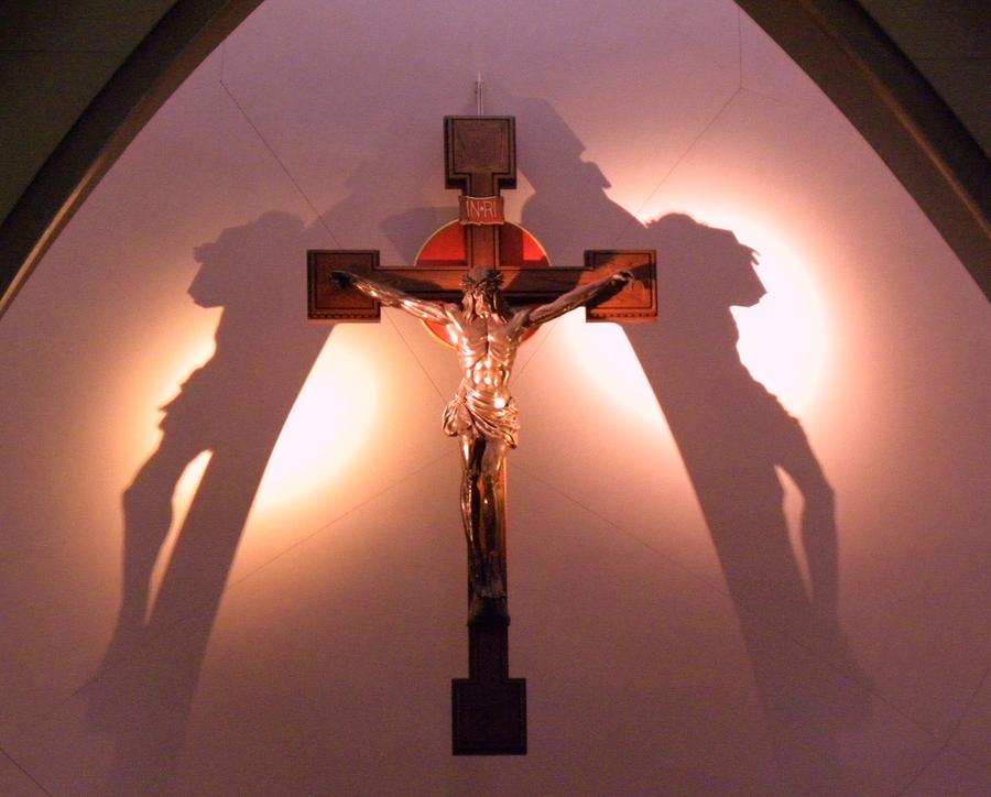 Jesus Christ Photograph - Crucified Jesus by Anna Baker