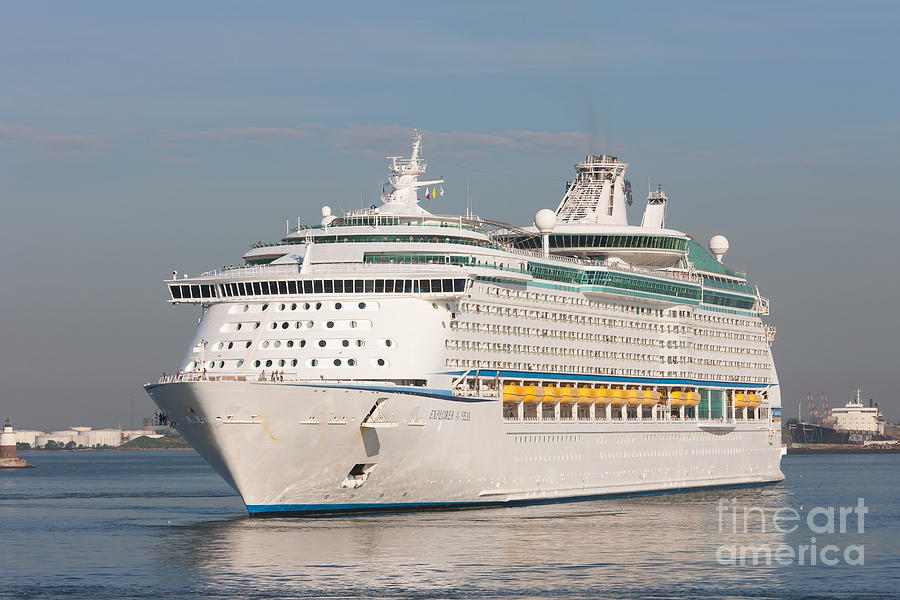 Cruise Ship Explorer of the Seas Photograph by Clarence Holmes