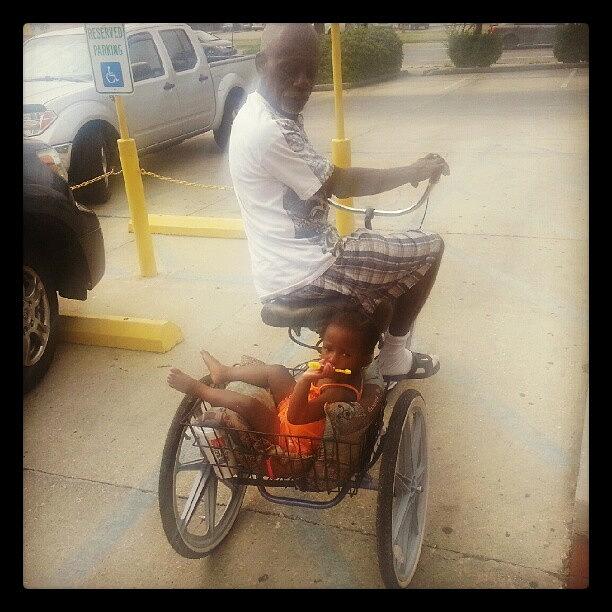Bicycle Photograph - Cruisin #bicycle #tricycle #neworleans by Mark Mayhew