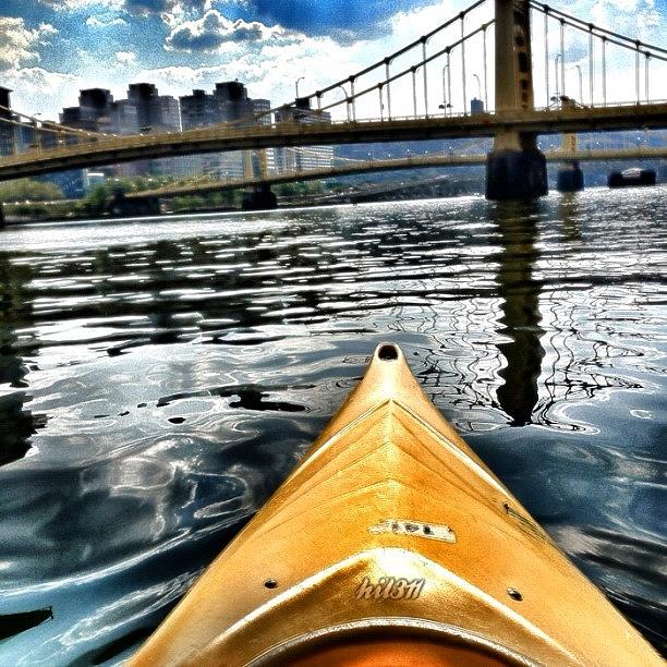 Pittsburgh Photograph - Cruising The Allegheny by Hilary Solack