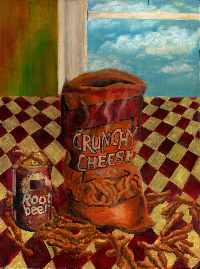 Crunchy Cheese - Autumn Painting by Thomas Weeks
