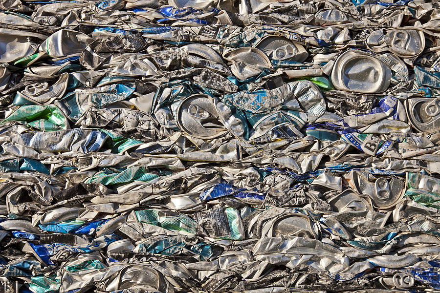 Crushed Soft Drink Cans Photograph by Colin Monteath