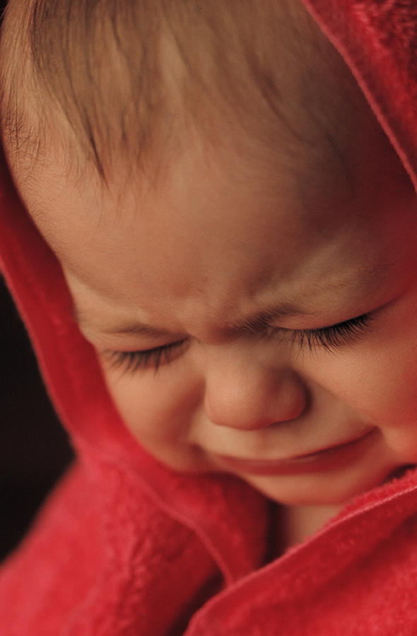 Crying Baby Photograph - Crying Baby by John Wong