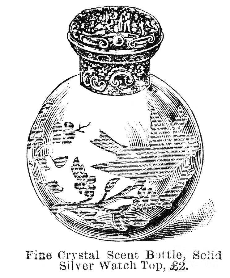 Crystal Bottle, 1892 Photograph by Granger