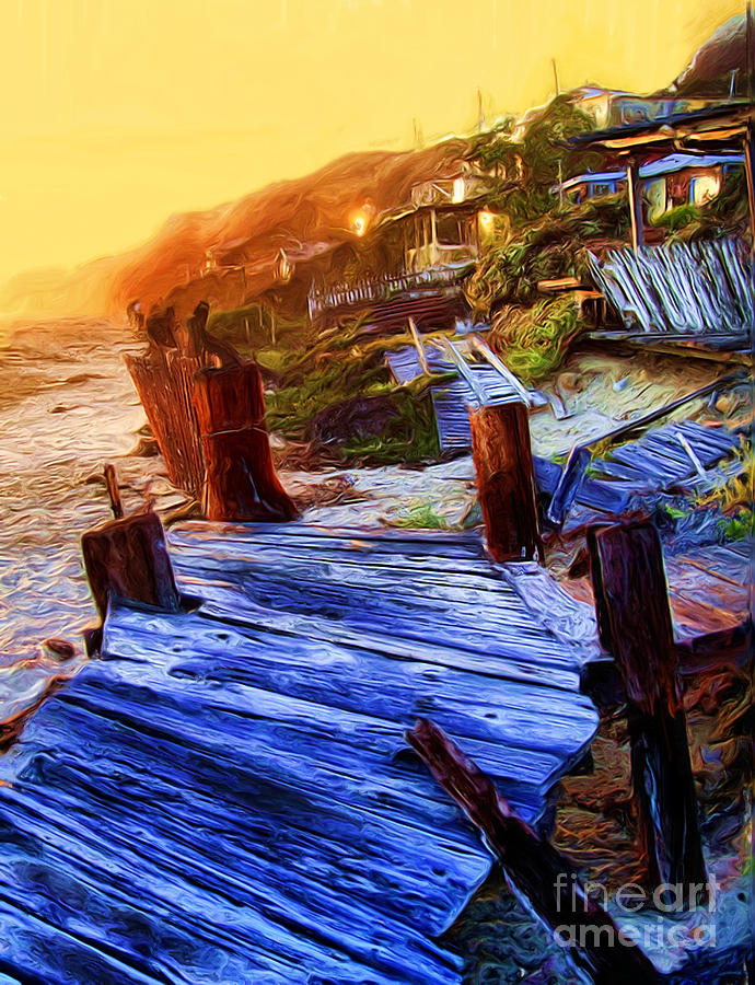 Crystal Cove Boardwalk Photograph by Tom Griffithe