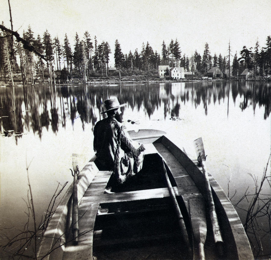 Crystal Lake California - c 1865 Photograph by International  Images