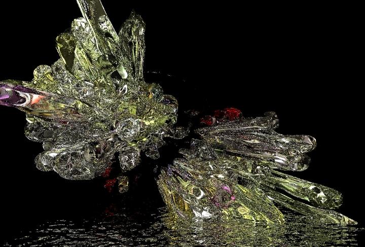 Cool Digital Art - Crystal Lake by John Pirillo