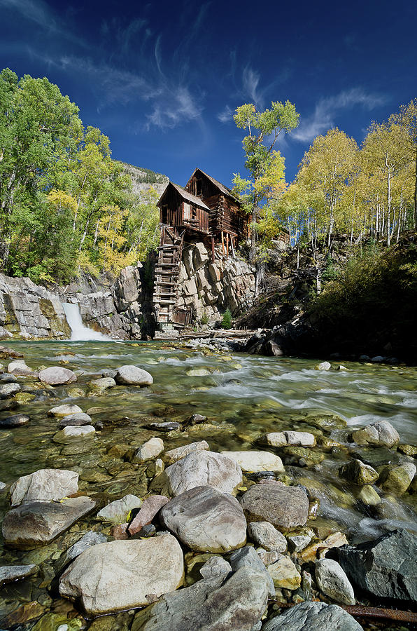 Landmark Photograph - Crystal Mill in Autumn by Greg Nyquist