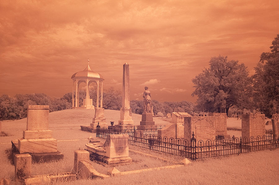 Cemetery Photograph - Crystal Springs Cemetery by Russell Christie