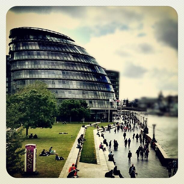 London Photograph - C¡ty Hall #london #river #thames #mayor by K H   U   R   A   M