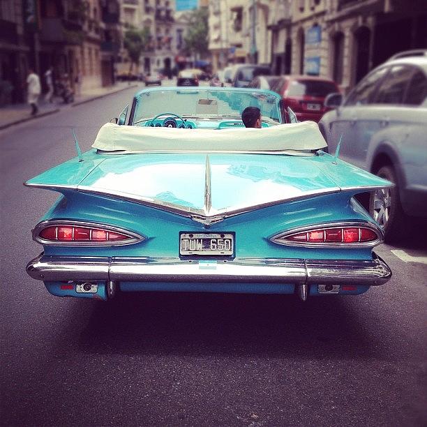 Car Photograph - Cubaires (3) #chevrolet #impala #car by Diego Jolodenco