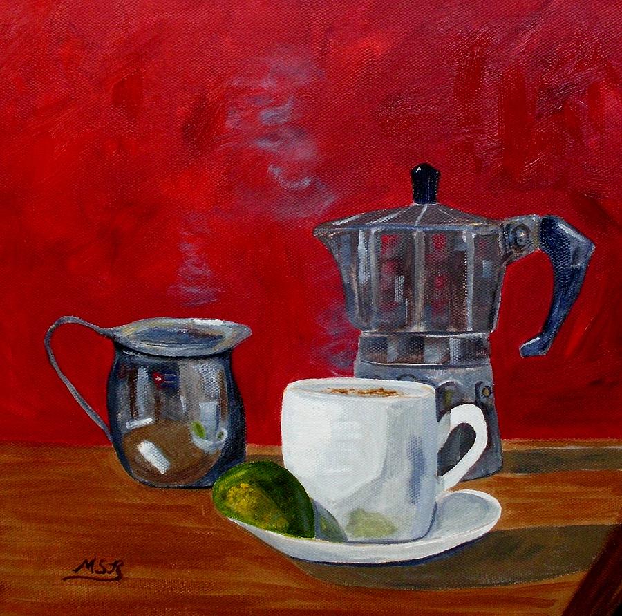 Cuban Coffee Lime And Creamer 2 Painting By Maria Soto Robbins Cuban Coffee Lime And Creamer 2 Painting By Maria Soto Robbins