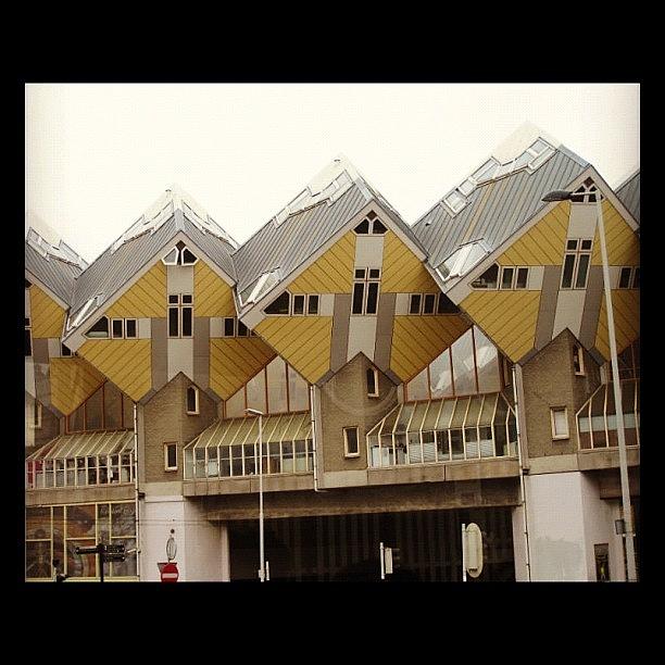Holland Photograph - Cube Houses (kubuswoningen) Rotterdam by Cristiano Guidetti