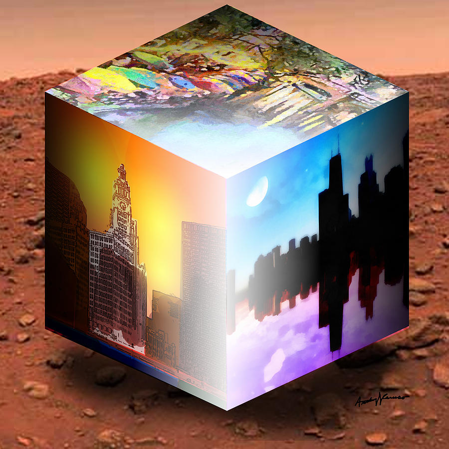 Cube Of Art Digital Art by Anthony Caruso