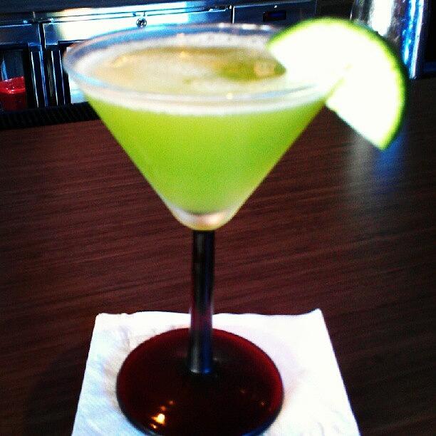 Cucumber Martini At The L Lounge In Photograph by Tommy  Danger