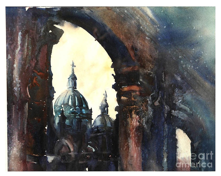 Alvaro Castagnet Painting - Cuenca Sunrise by Ryan Fox Alvaro Castagnet Painting - Cuenca Sunrise by Ryan Fox
