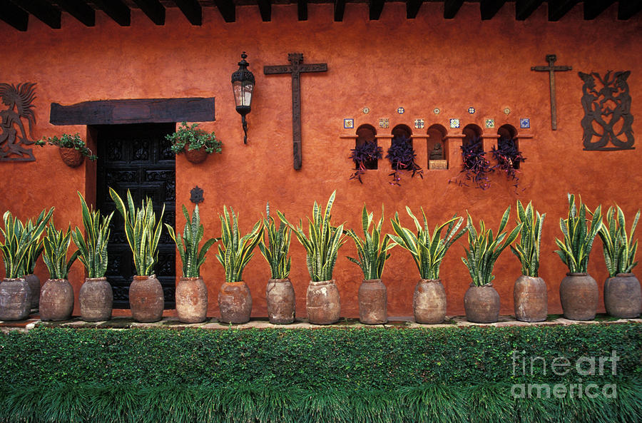 CUERNAVACA WALL Mexico Photograph by John  Mitchell