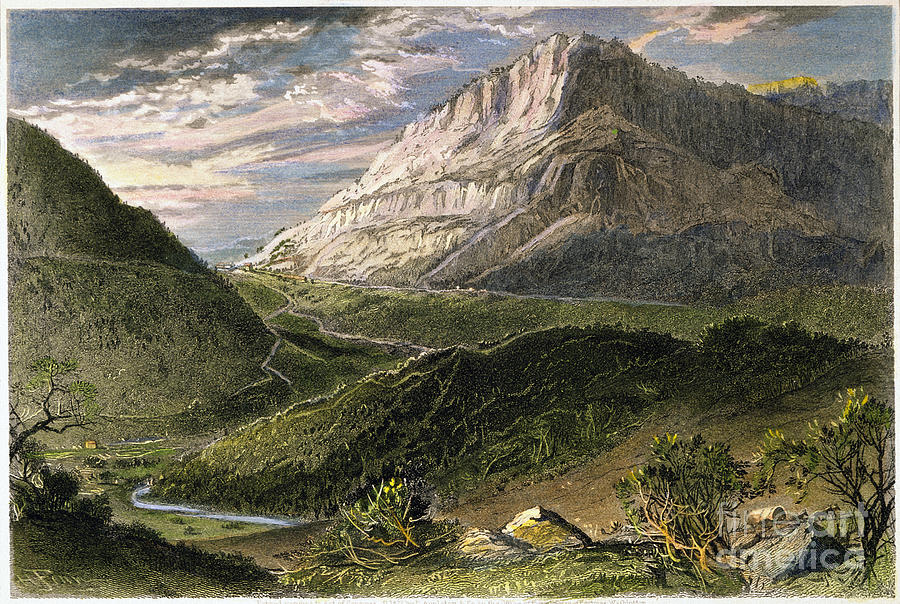 Cumberland Gap, 1872 Drawing by Granger
