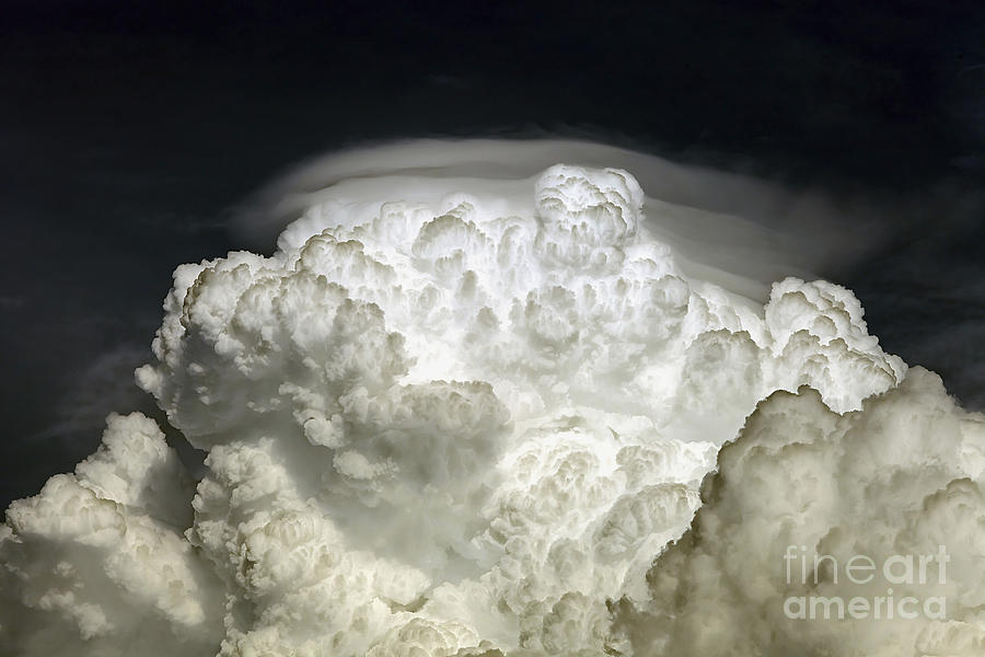 Cumulus Photograph - Cumulus Congestus Cloud With Pileus by Luis Argerich