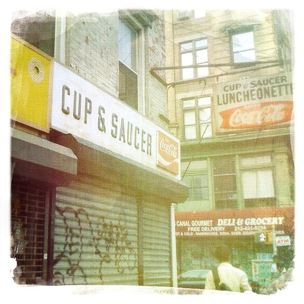 New York City Photograph - Cup and Saucer by Bonnie Natko