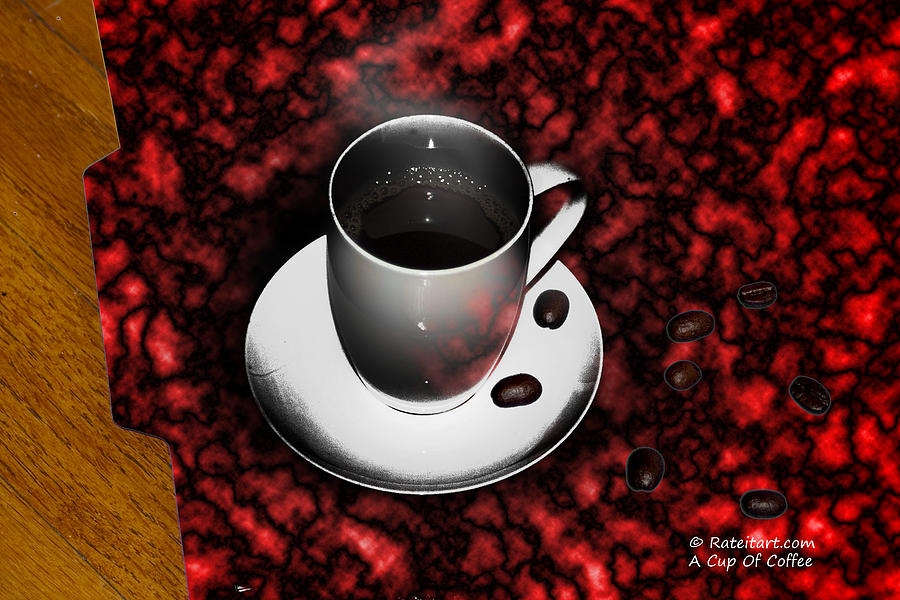Cup of Coffee Digital Art by James Ahn