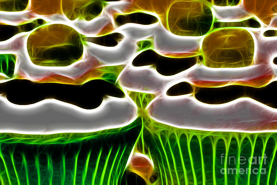 Cupcakes - Electric - Green Photograph by Wingsdomain Art and Photography