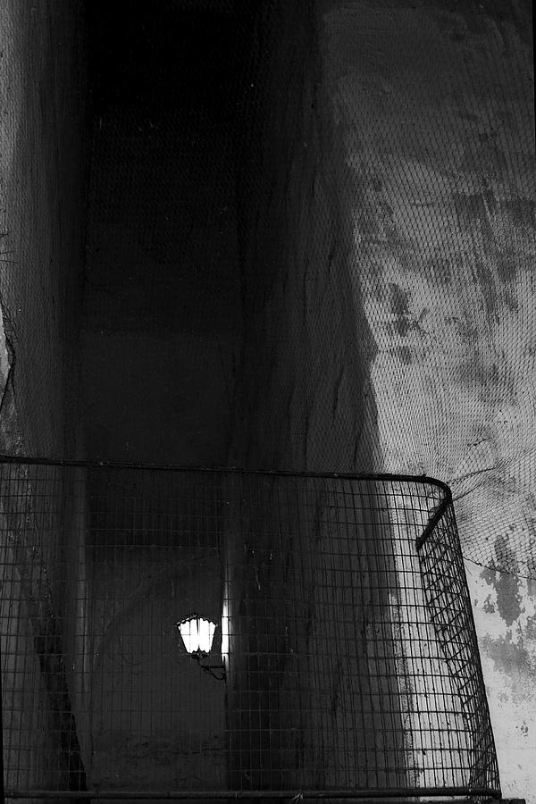 Light Photograph - Curved Iron Curtain by Viktor Savchenko