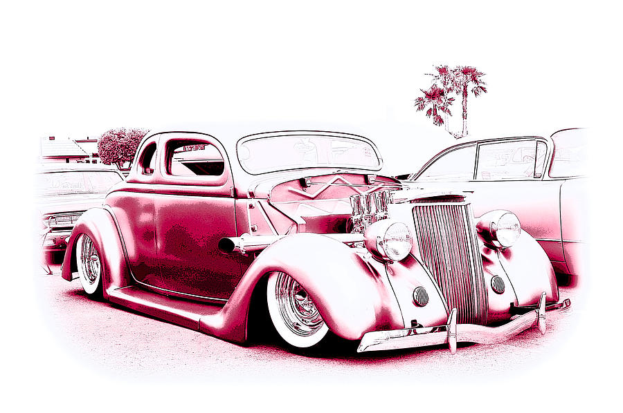 Custom 36 Ford Coupe Photograph by Steve McKinzie