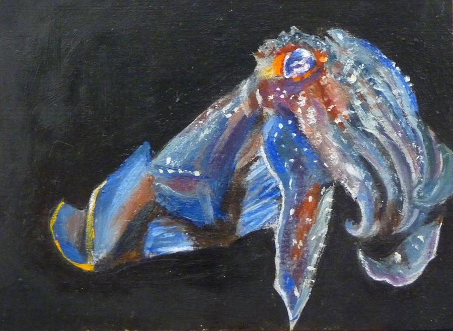 Cuttlefish II Painting by Jessmyne Stephenson
