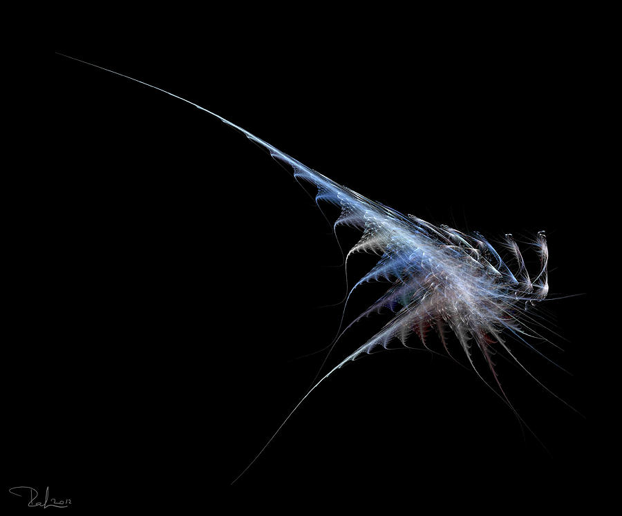 Cyber shrimp Digital Art by Raffaella Lunelli