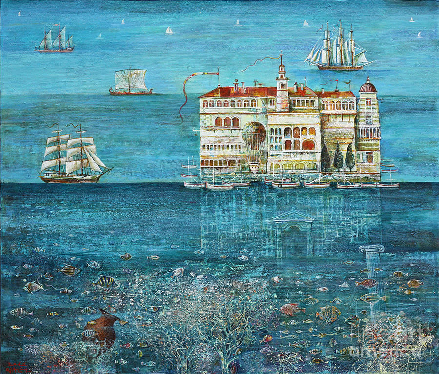 Cycle Mediterranean Painting by Valeri Tsenov