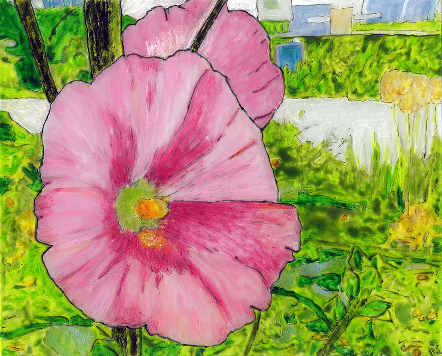 Cynthias Hibiscus Painting by Phil Strang