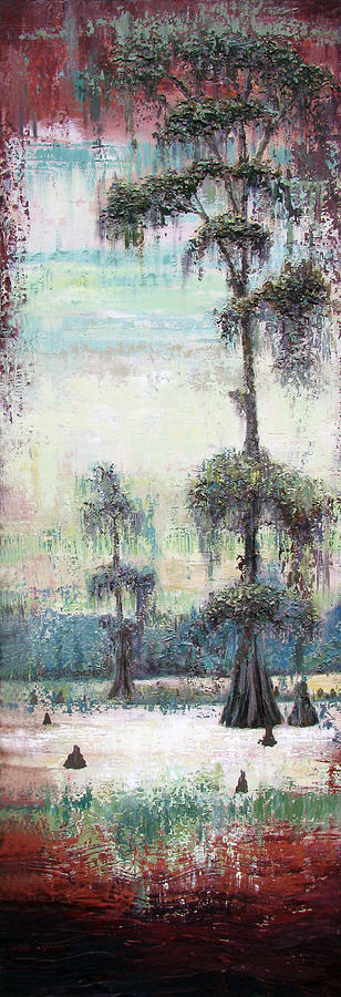 Tree Painting - Cypress Study by Judy Merrell