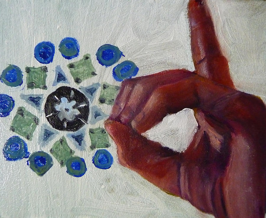D is for Diatoms Painting by Jessmyne Stephenson
