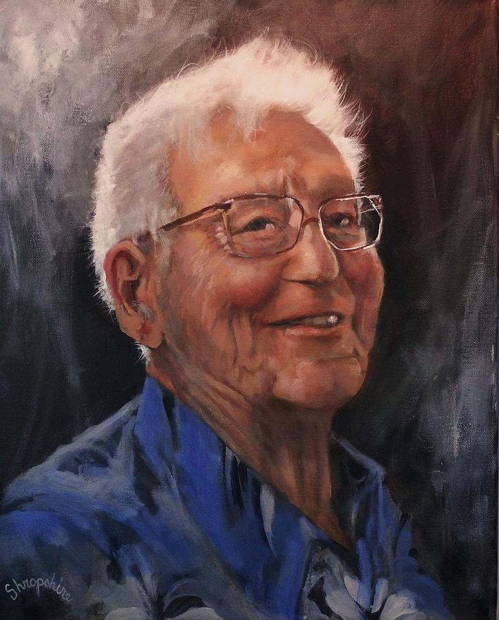 Dad Painting by Tom Shropshire