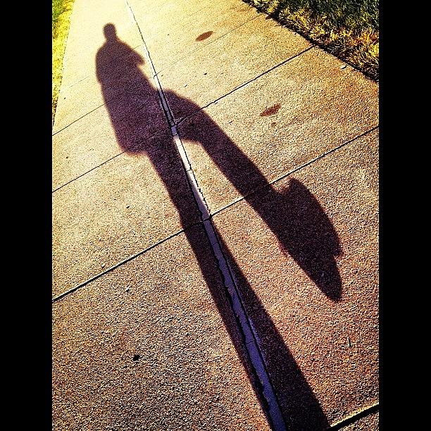 Instagrammer Photograph - #daddylonglegs #shadow #self by Supat Rattanasuksun