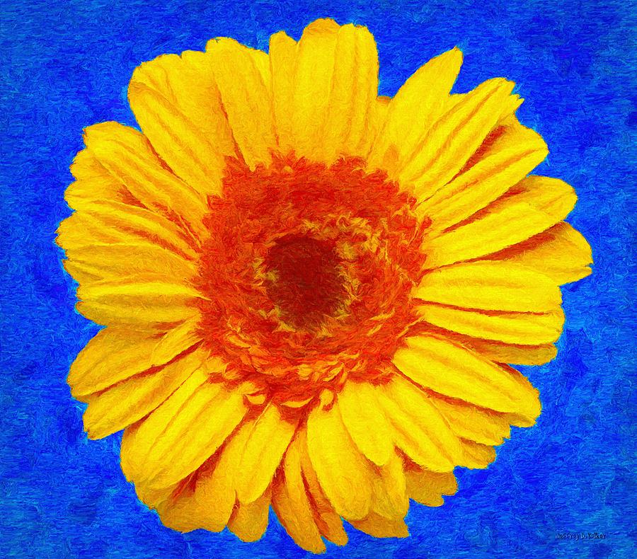 Flower Painting - Daisy by Jeffrey Kolker