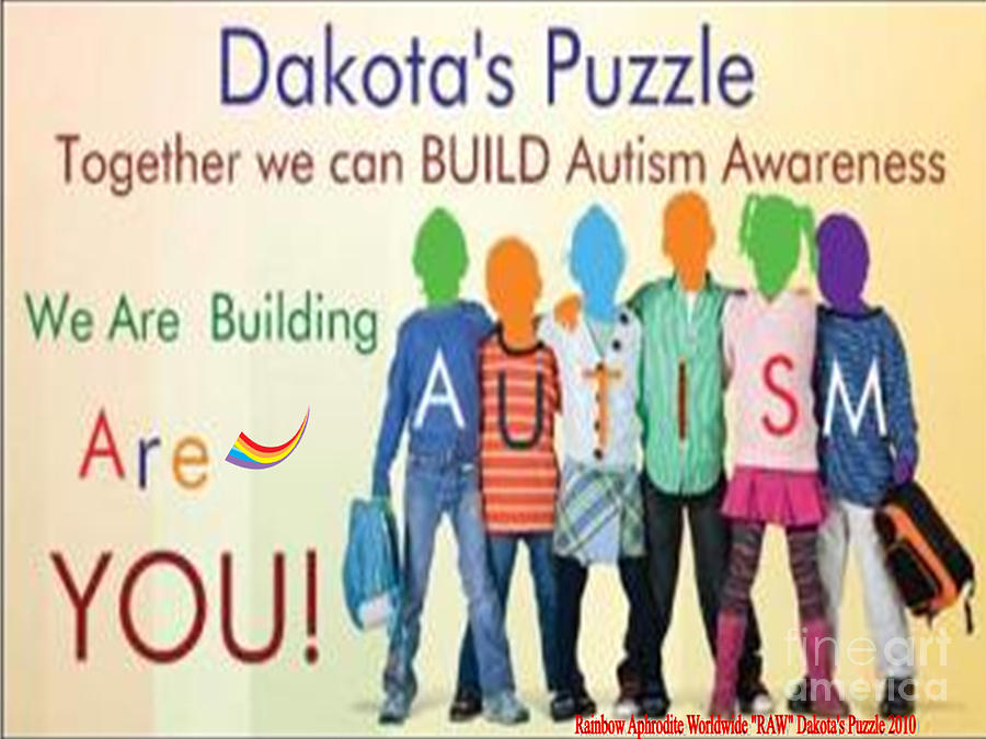 Autism Digital Art - Dakotas Puzzle Raw by Catherine Herbert Autism Digital Art - Dakotas Puzzle Raw by Catherine Herbert