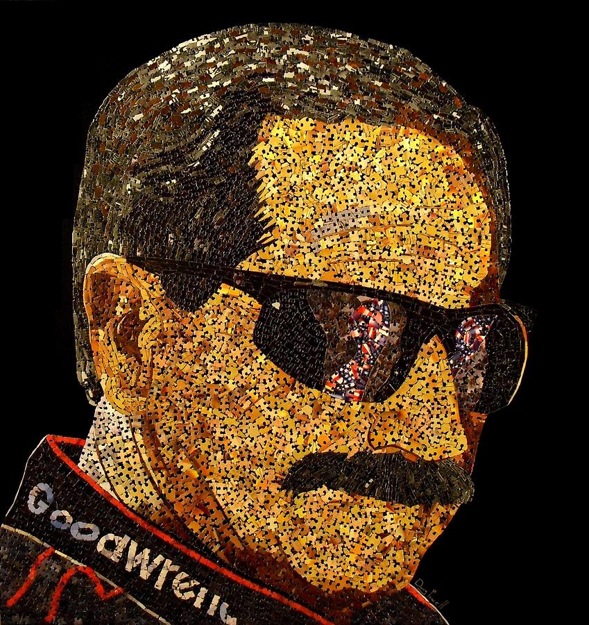 Dale Earnhardt Tribute Mixed Media by Doug Powell