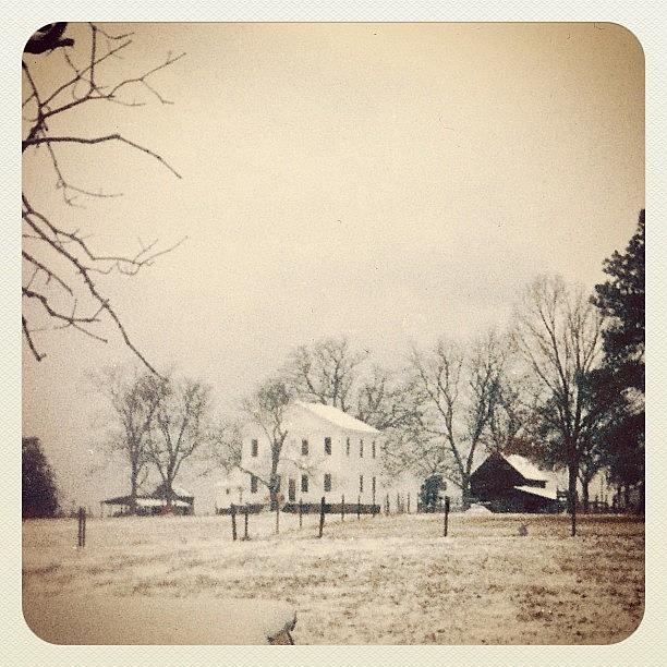 Winter Photograph - #dalkeith #snow #vintage #south #jamppa by James Roberts