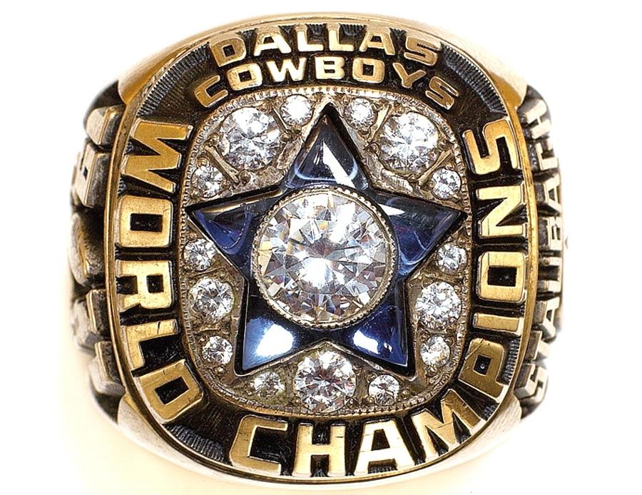 Dallas Cowboys First Super Bowl Ring by Paul Van Scott