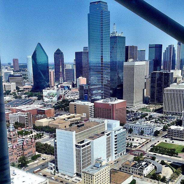 Dallas Photograph - #dallas #downtown #reuniontower by Candace Hughes