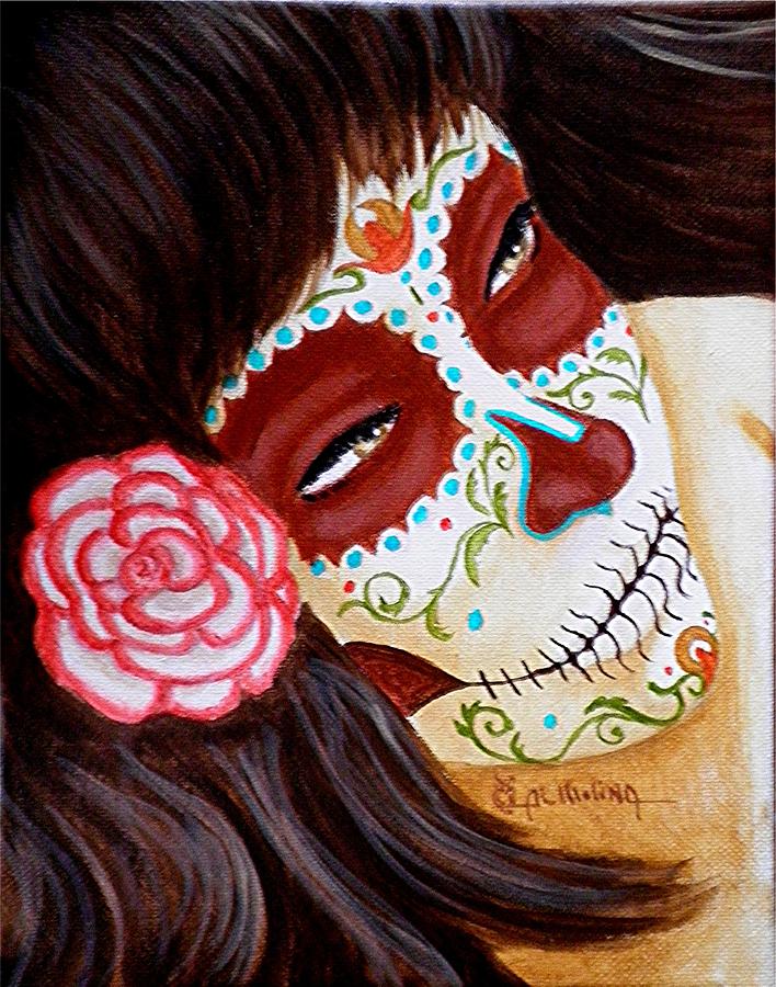 Dama Latina  Painting by Al  Molina