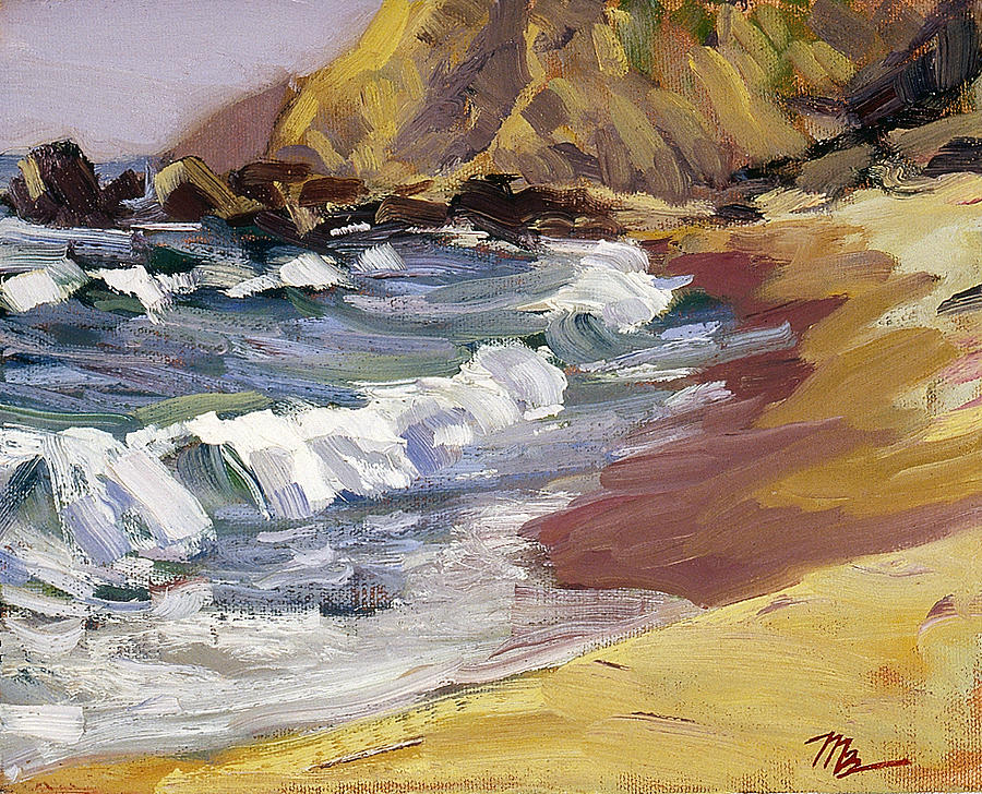 Dana Point Beachhead Painting by Mark Lunde