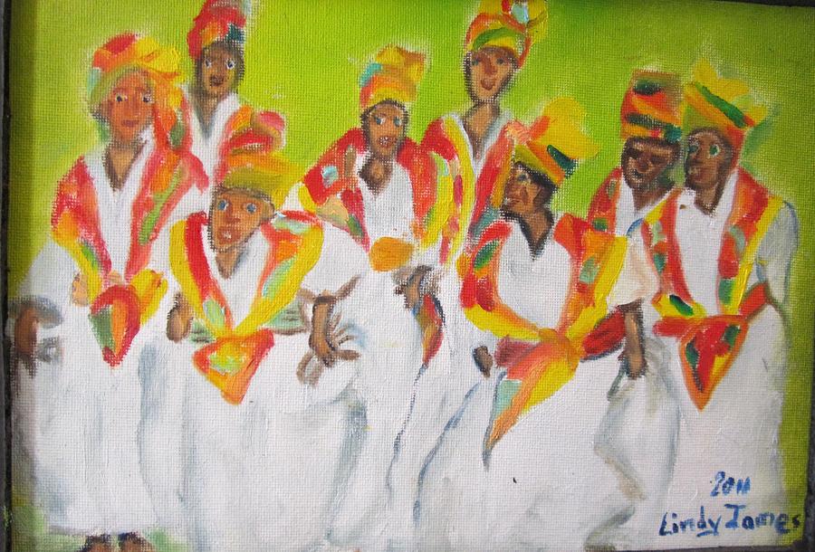 Dance de Belle Gyal Painting by Jennylynd James