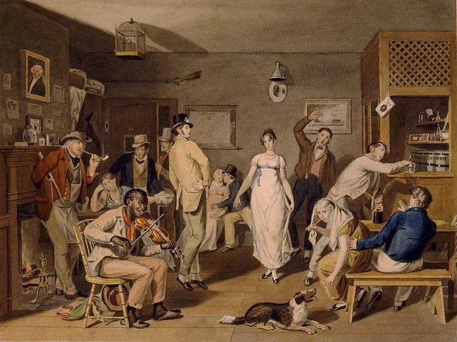 Dance In A Country Tavern, With People Photograph by Everett