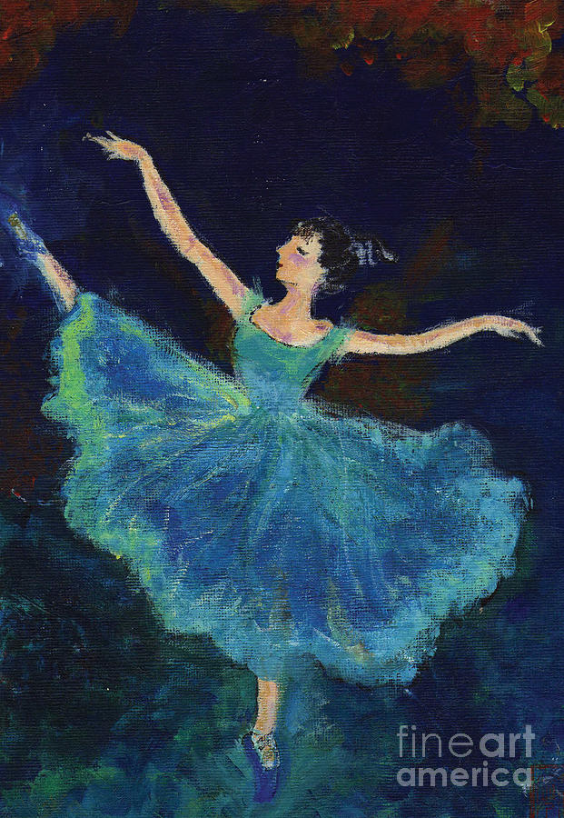 Dance Solo Painting by Marie Loh - Fine Art America